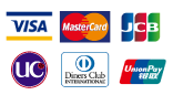 VISA/MASTER/JCB/UC//Diners